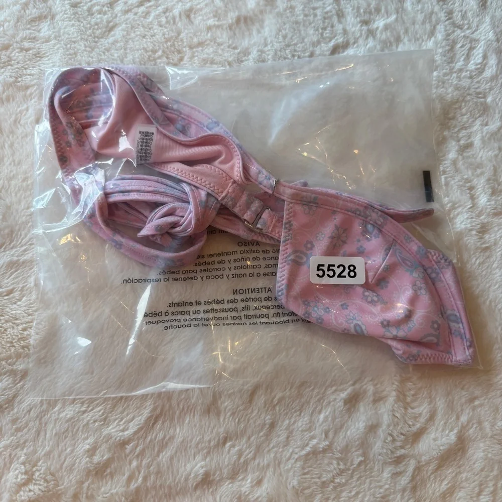 New! Frankies Bikinis Victorias Secret Estella Paisley Bikini Top 45528